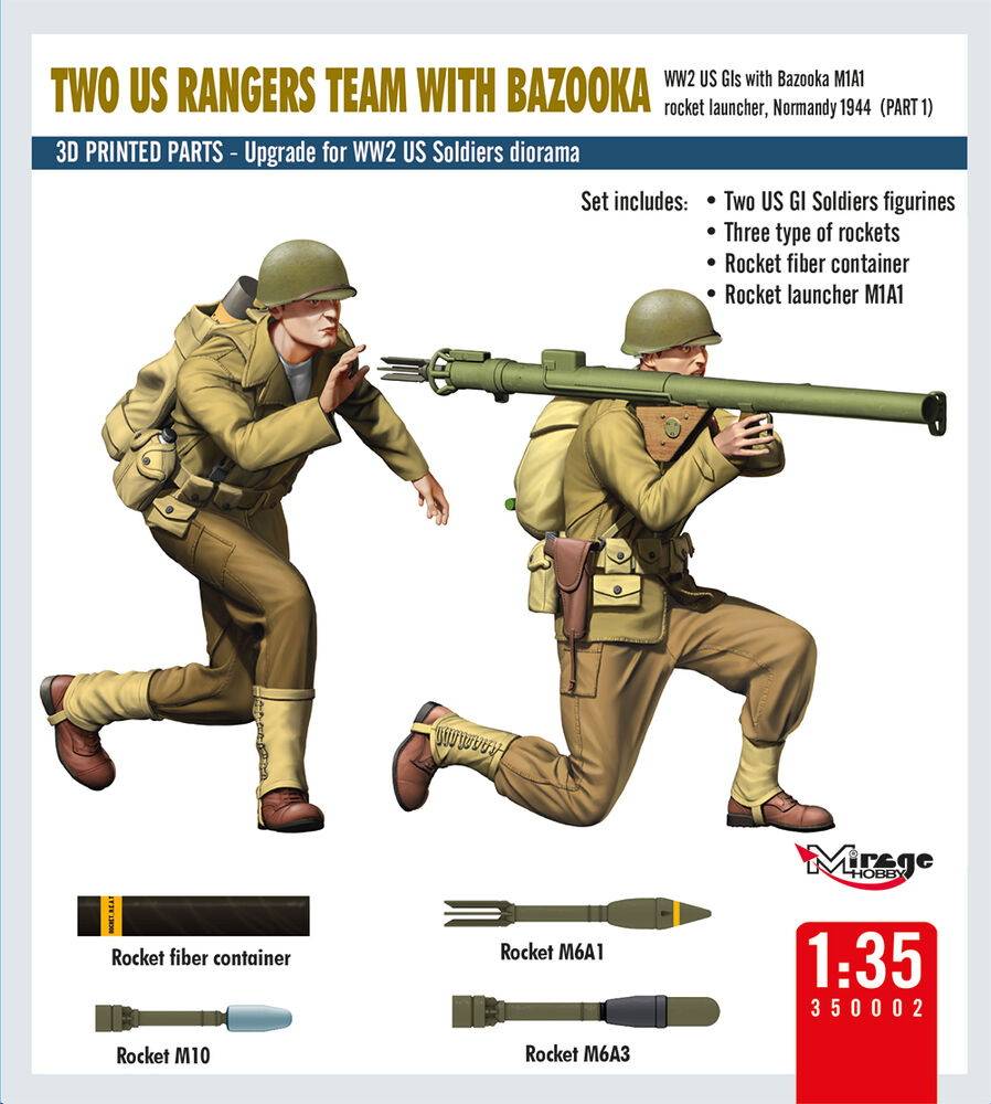 TWO US RANGERS TEAM WITH BAZOOKA – Image 2