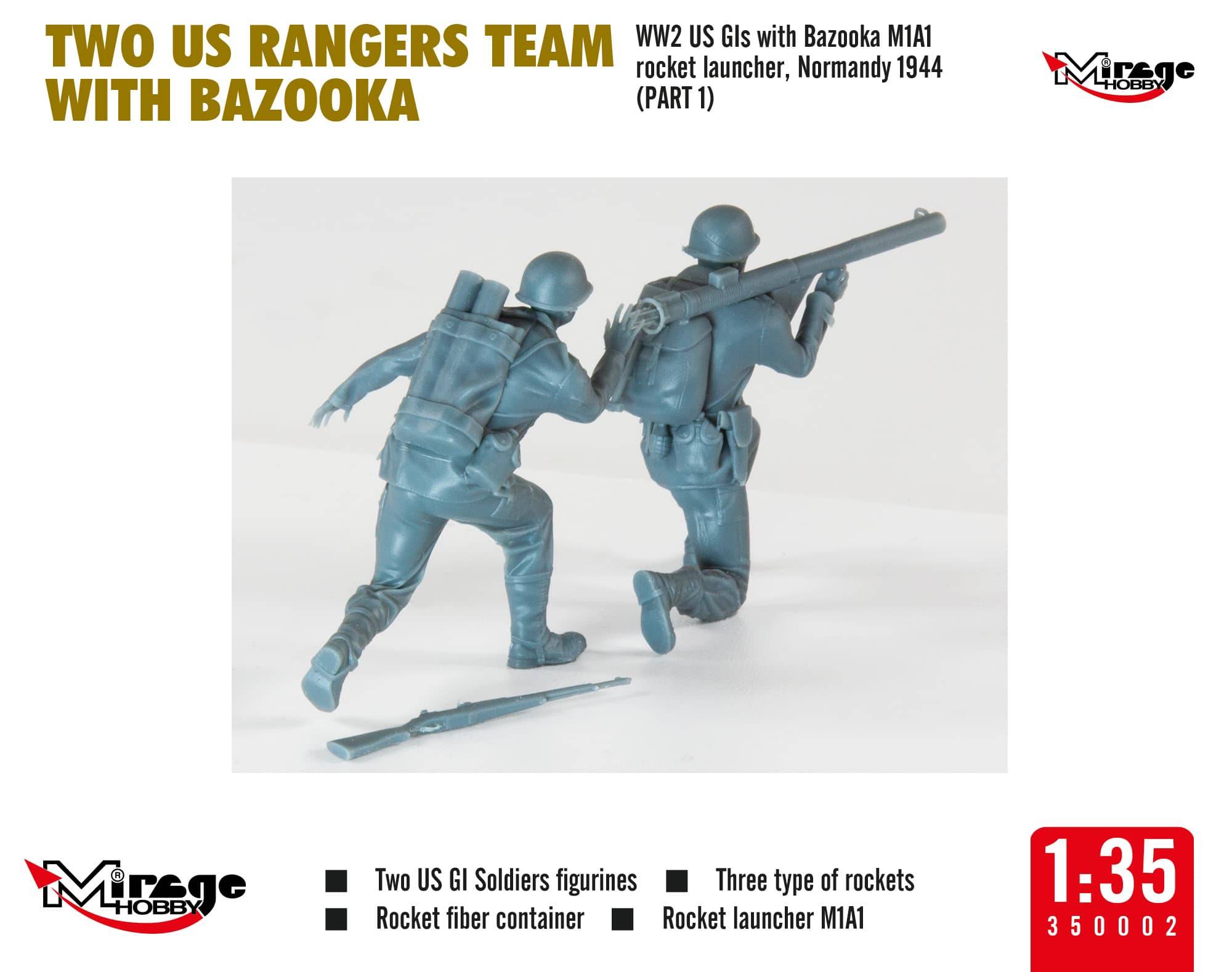 TWO US RANGERS TEAM WITH BAZOOKA – Image 4