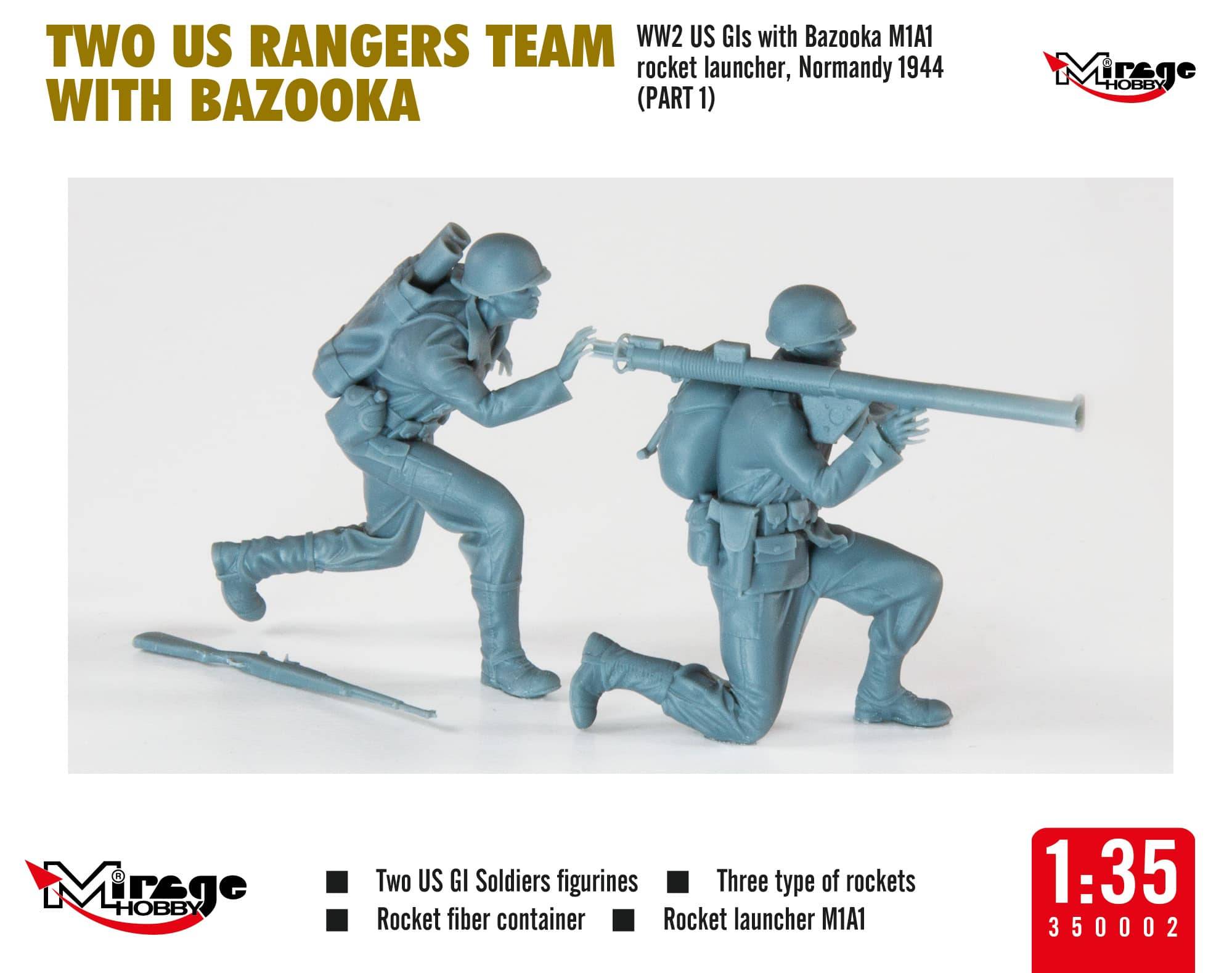 TWO US RANGERS TEAM WITH BAZOOKA – Image 5