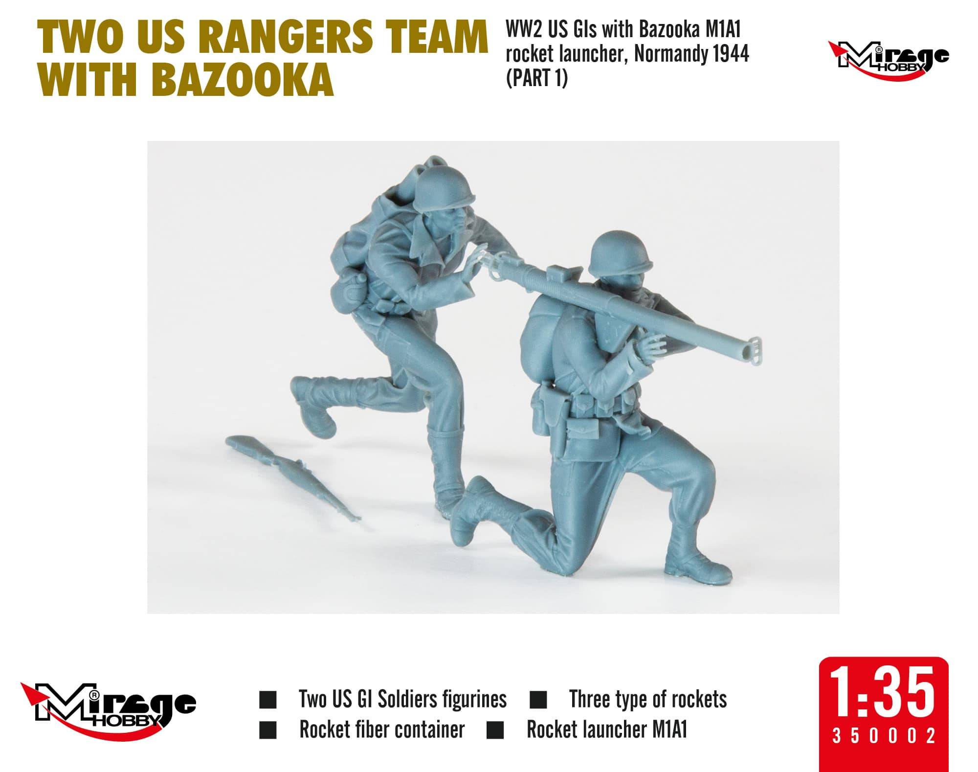 TWO US RANGERS TEAM WITH BAZOOKA – Image 6