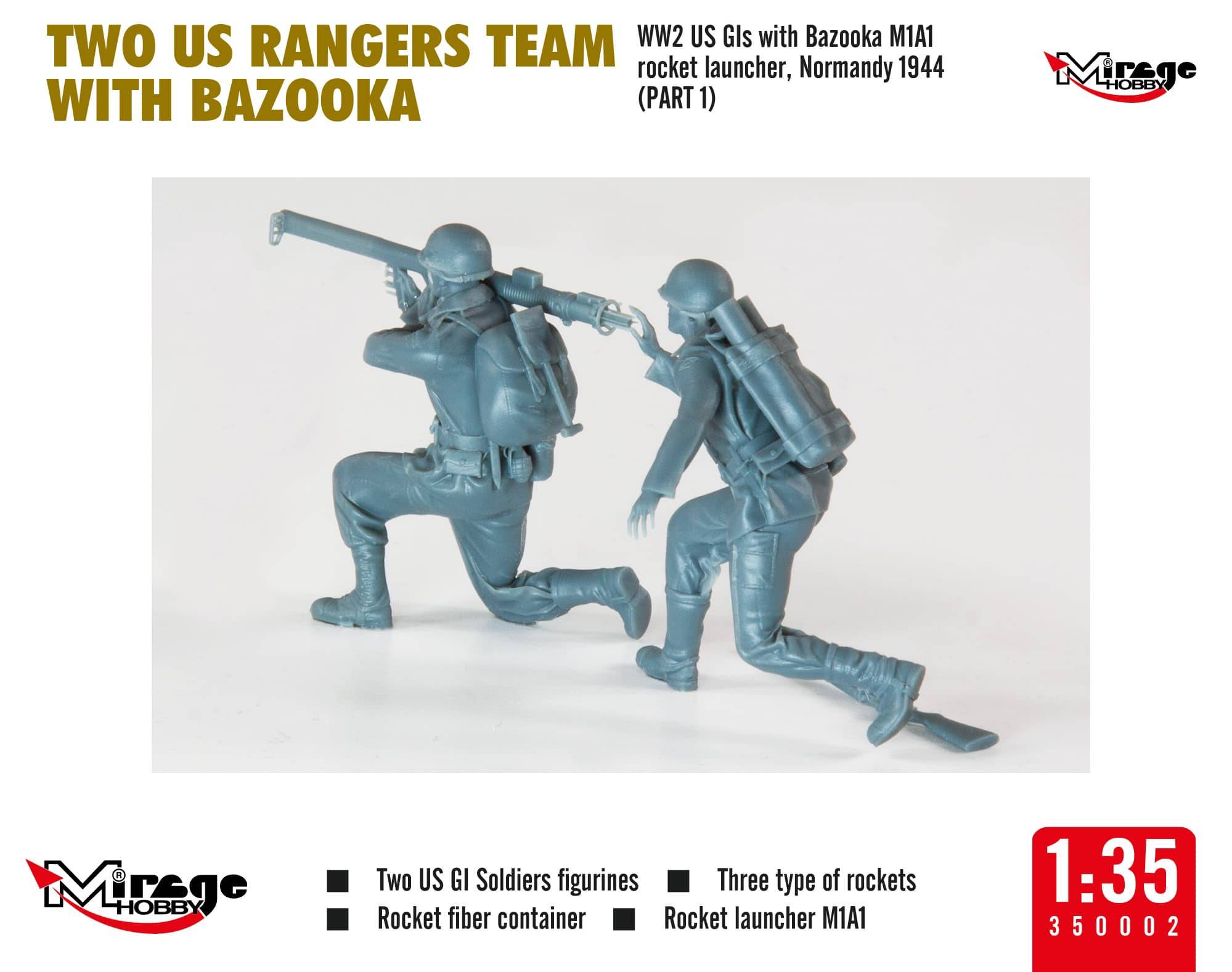 TWO US RANGERS TEAM WITH BAZOOKA – Image 8
