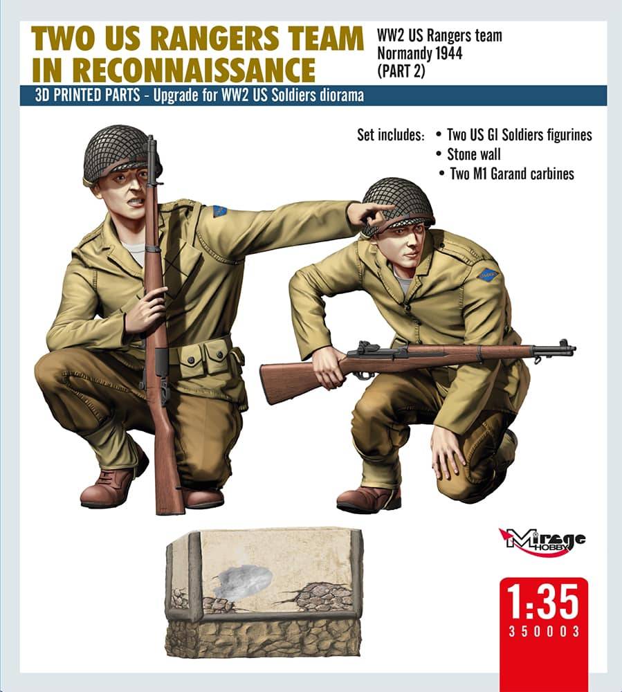 TWO US RANGERS TEAM IN RECONNAISSANCE – Image 2