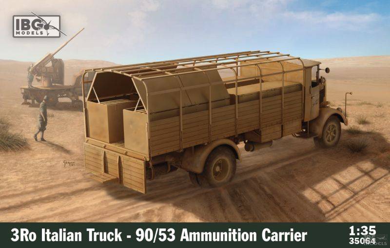3RO Italian Truck 90/53 Ammunition Carrier