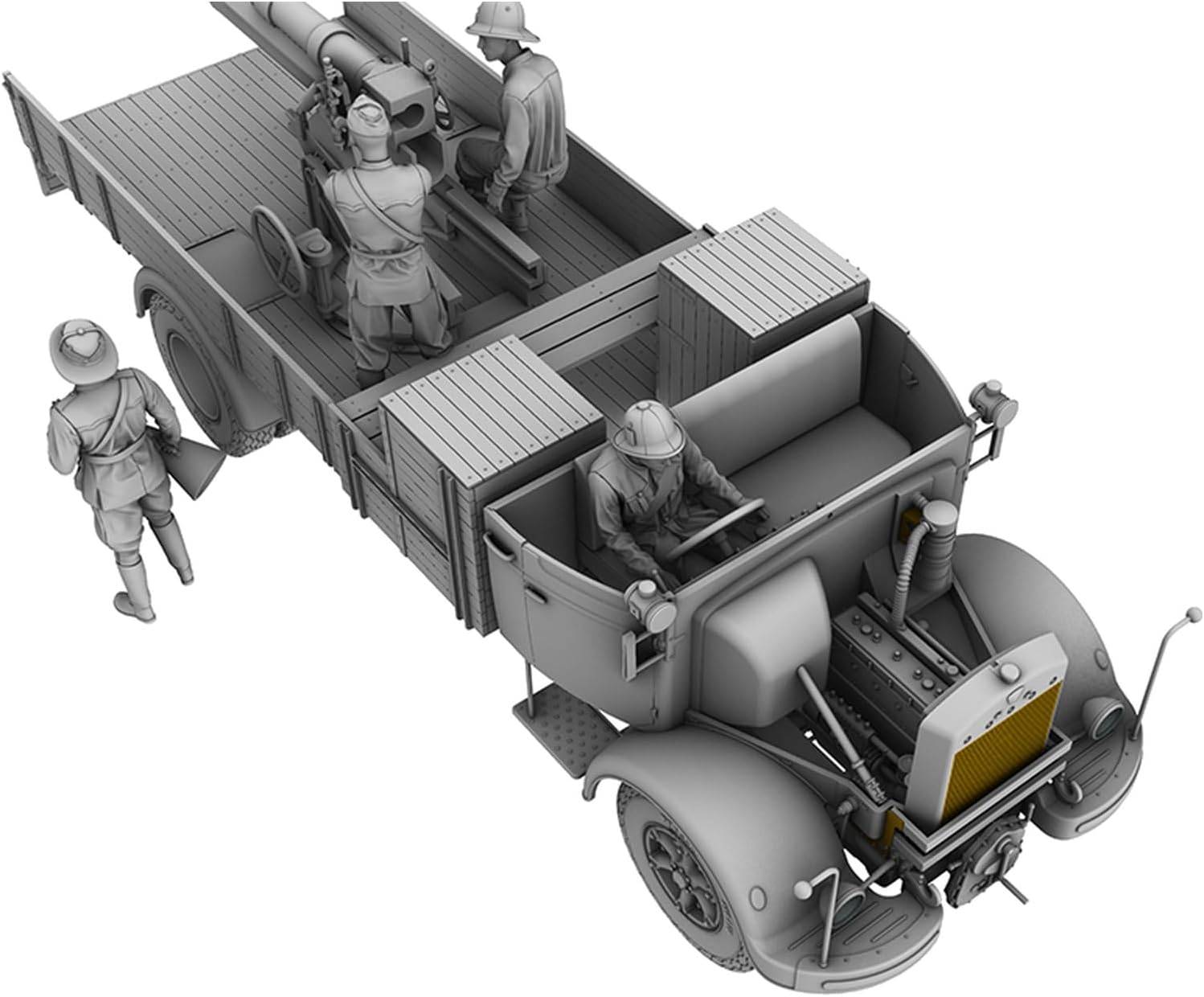 3Ro Italian Truck with 100mm Howitzer and Crew – Image 2