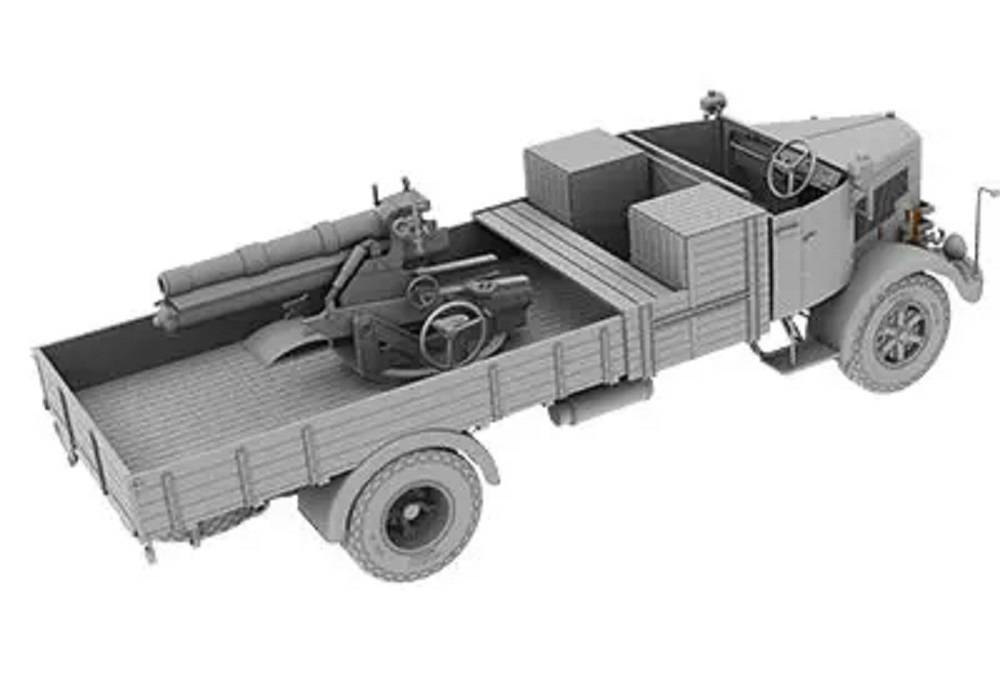3Ro Italian Truck with 100mm Howitzer and Crew – Image 6