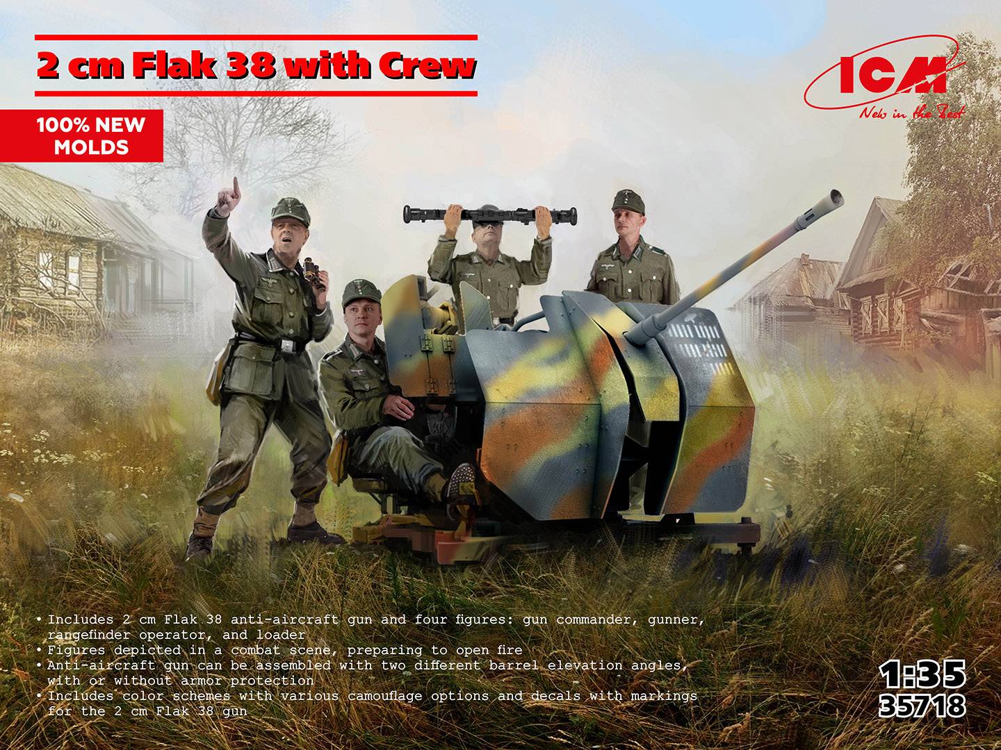 2 cm Flak 38 with Crew