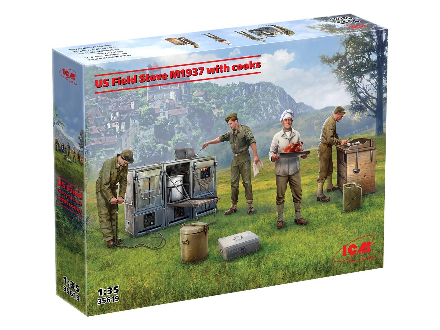 US Field Stove M1937 with cooks – Image 11