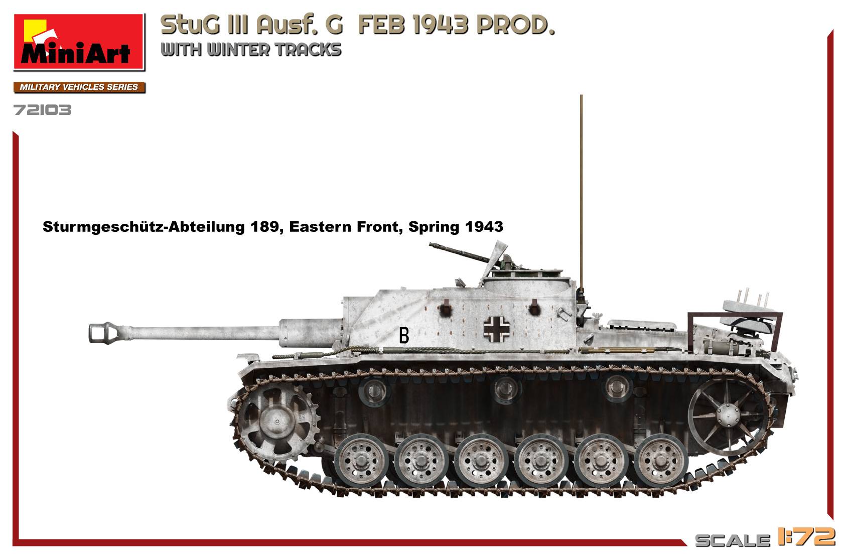 StuG III Ausf. G FEB 1943 PROD. WITH WINTER TRACKS – Image 3