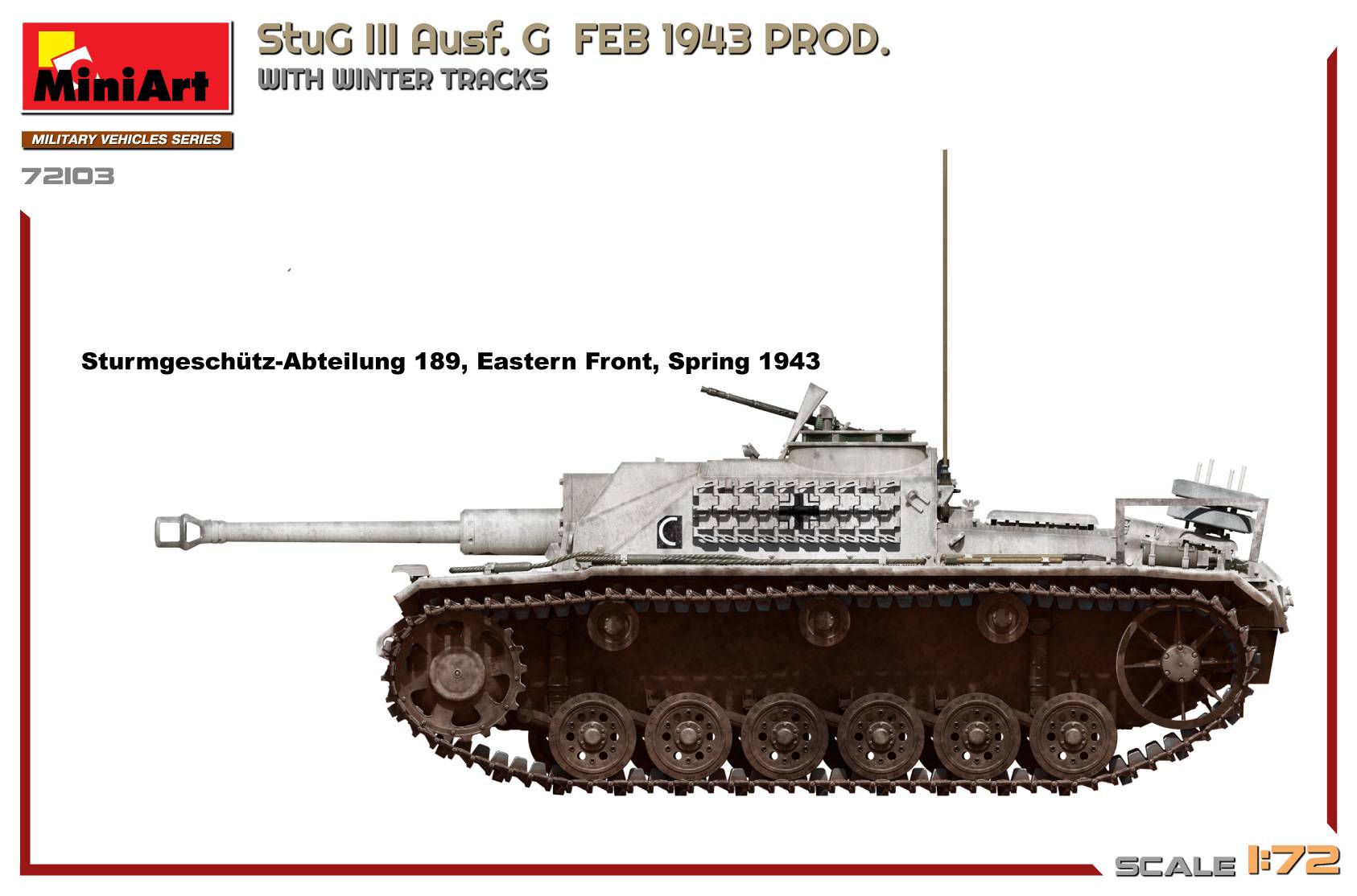 StuG III Ausf. G FEB 1943 PROD. WITH WINTER TRACKS – Image 4