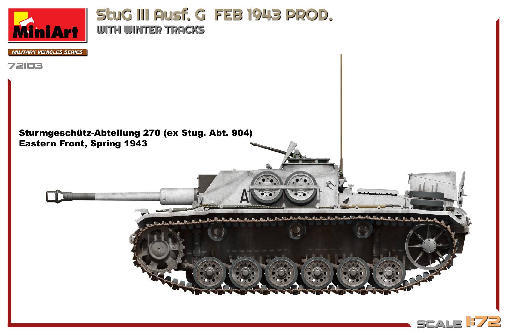 StuG III Ausf. G FEB 1943 PROD. WITH WINTER TRACKS – Image 5