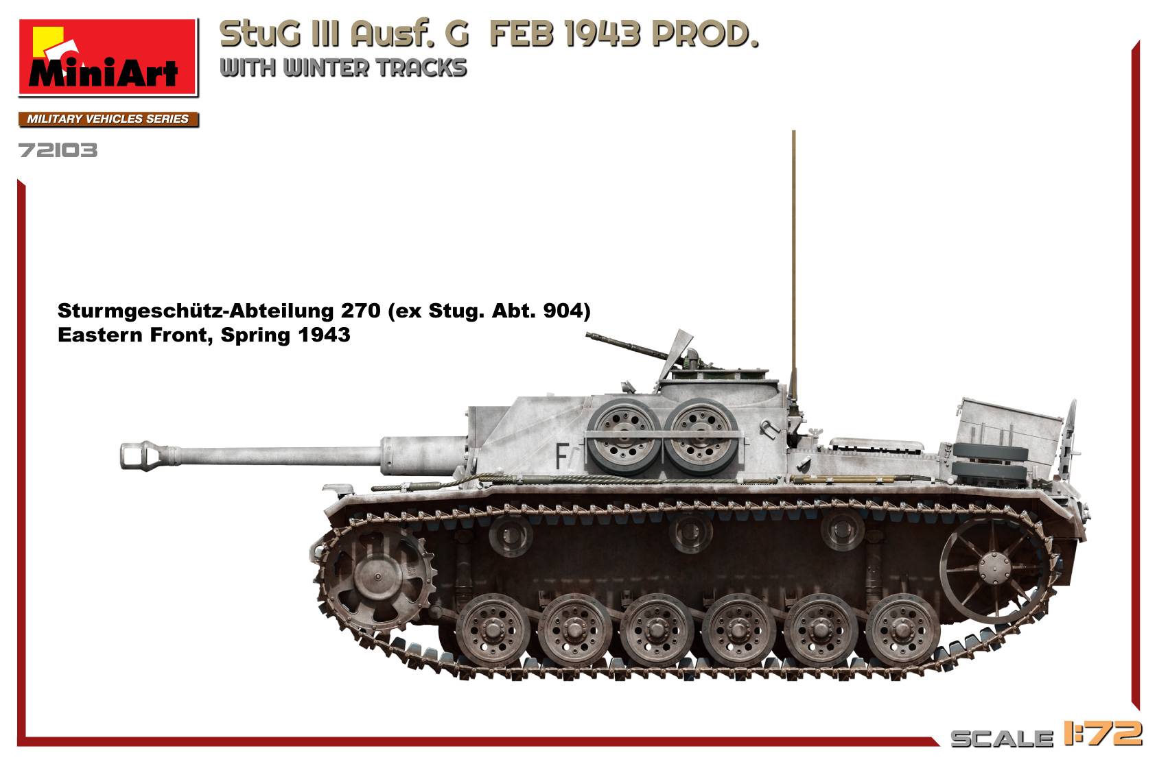 StuG III Ausf. G FEB 1943 PROD. WITH WINTER TRACKS – Image 6