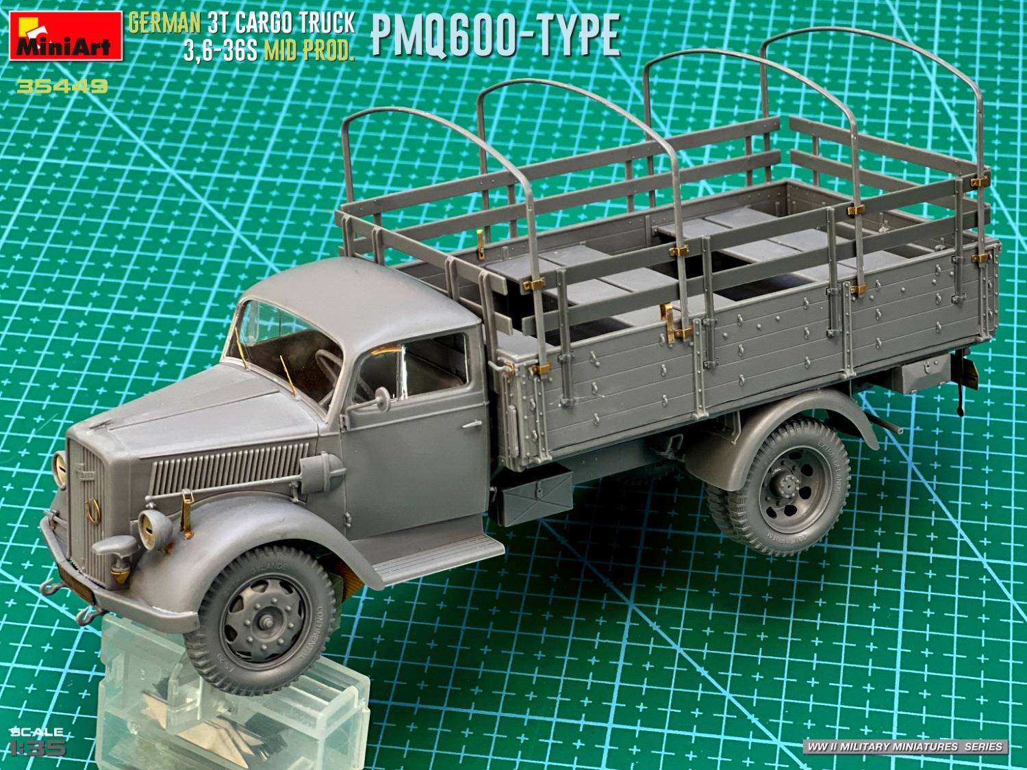 GERMAN 3T CARGO TRUCK 3,6-36S MID PROD. PMQ600-TYPE – Image 9