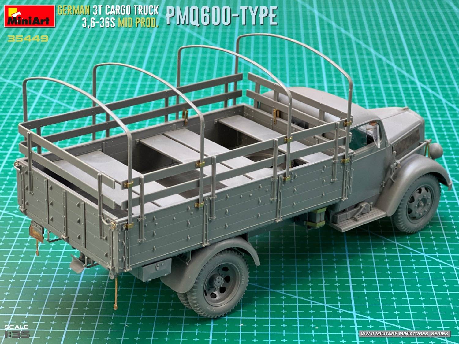 GERMAN 3T CARGO TRUCK 3,6-36S MID PROD. PMQ600-TYPE – Image 10