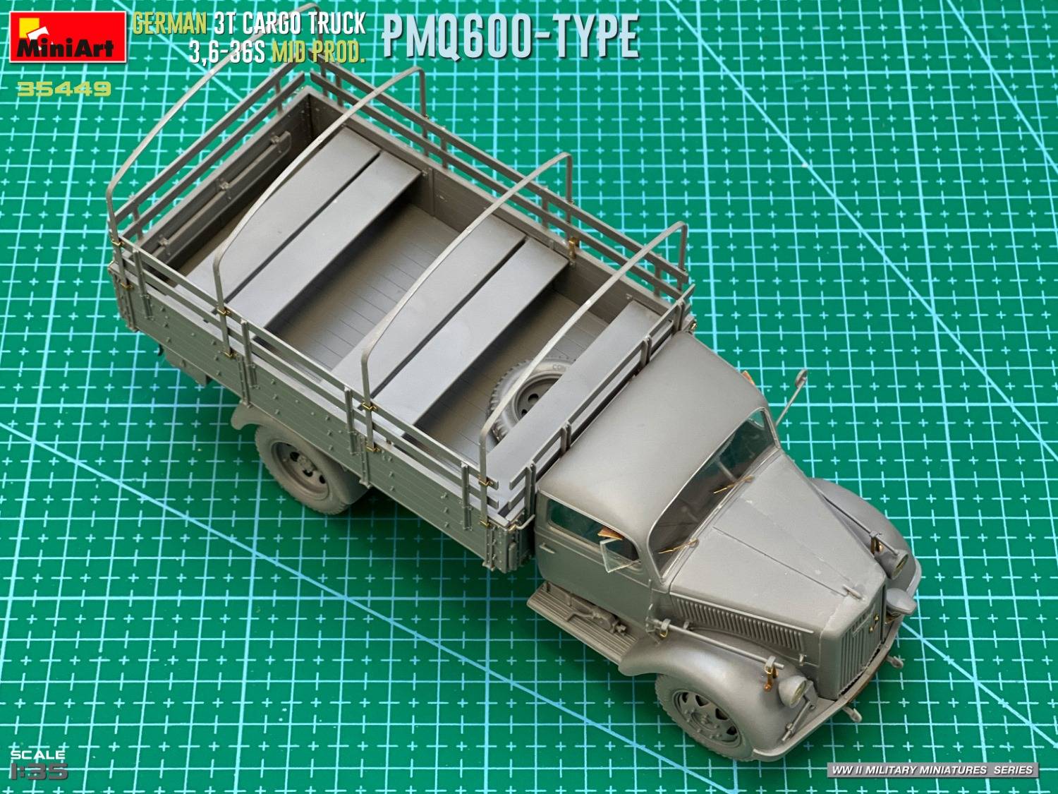 GERMAN 3T CARGO TRUCK 3,6-36S MID PROD. PMQ600-TYPE – Image 12