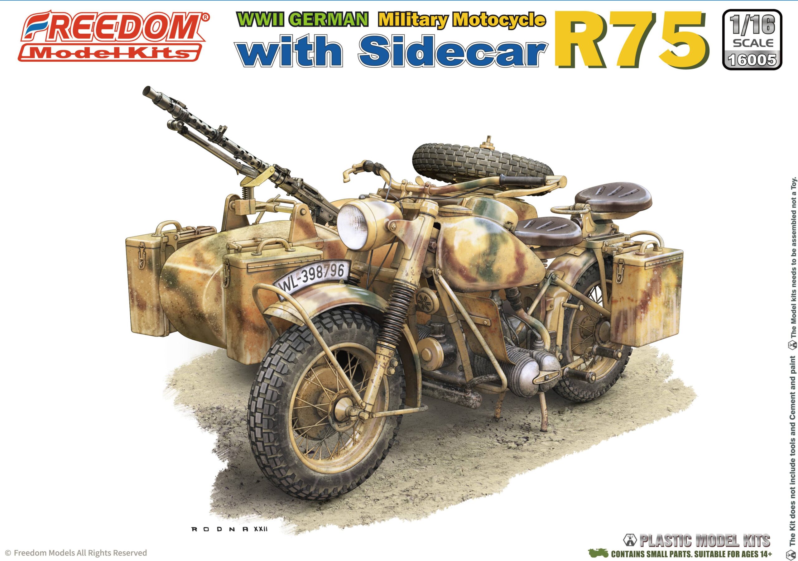 R75 with Sidecar WWII German Motorcycle – Image 4