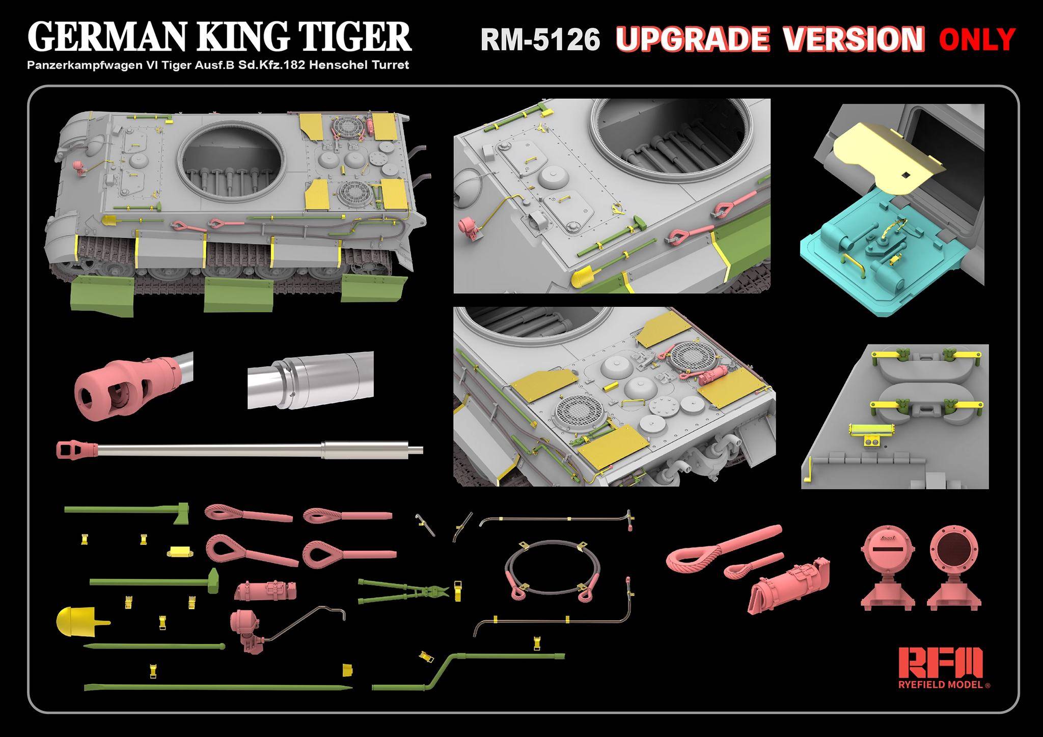 Pz.Kpfw.VI Ausf.B King Tiger Henschel Turret Sd.Kfz. 182 Upgrade Version – Image 5