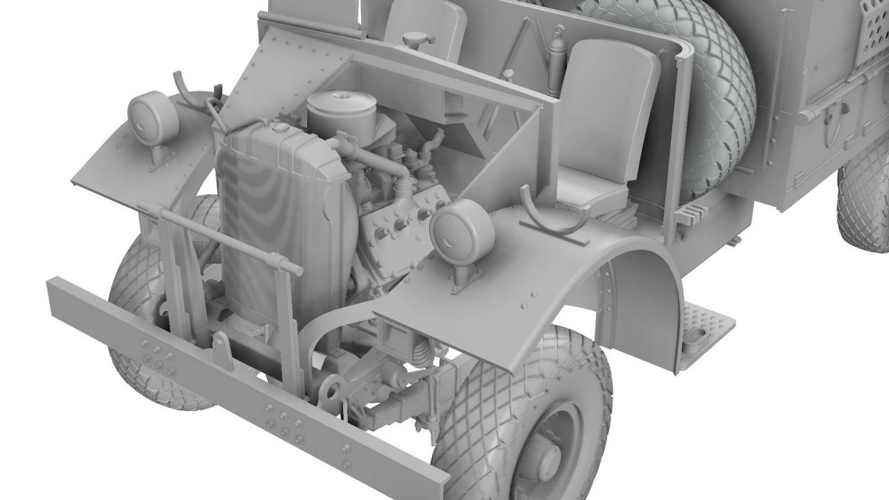 LRDG F30 Patrol Truck with Offset rear bed Bonus edition – Image 5