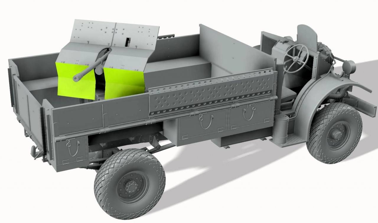 LRDG CMP F30 Truck with ordnance 37mm MKI Bofors Gun – Image 4