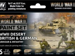 WWII Desert British & German Armour & Infantry