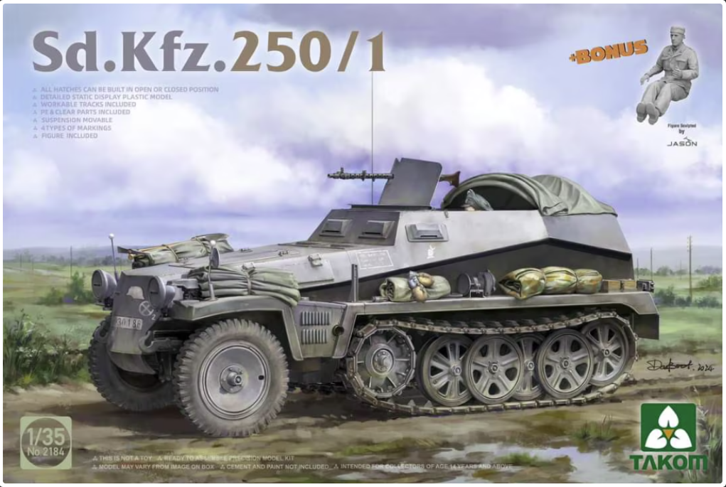 Sd.Kfz. 250 BOX 250/1 + 250/3 GREIF + 1/16 Erwin Rommel – Image 4