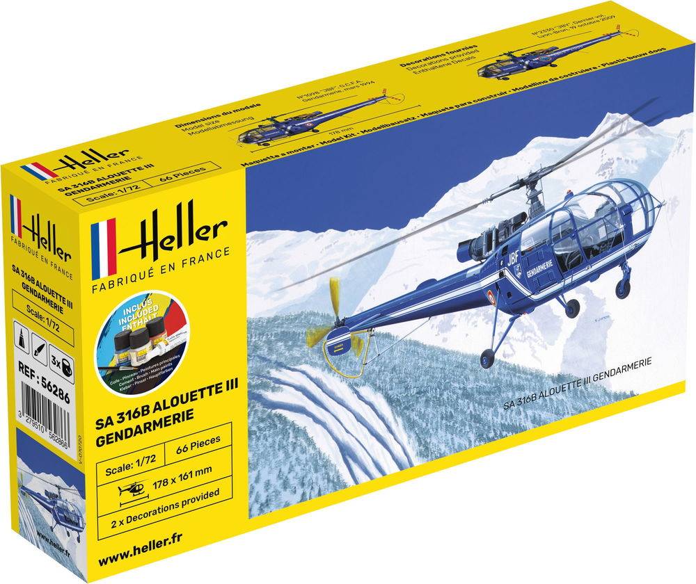 STARTER KIT SA 316 Alouette III Gendarmerie – Image 6