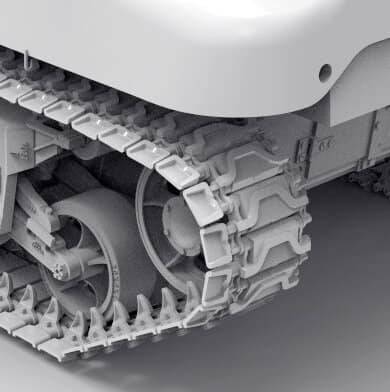 US M4 Sherman T-54E1 Workable Track Link w/ Duckbill Track Extenders – Image 4