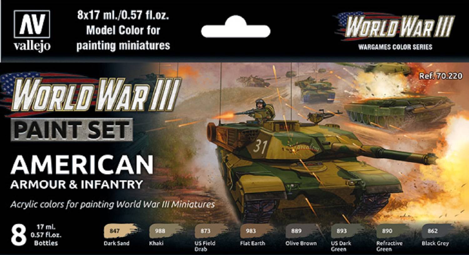 WWIII American Armour & Infantry