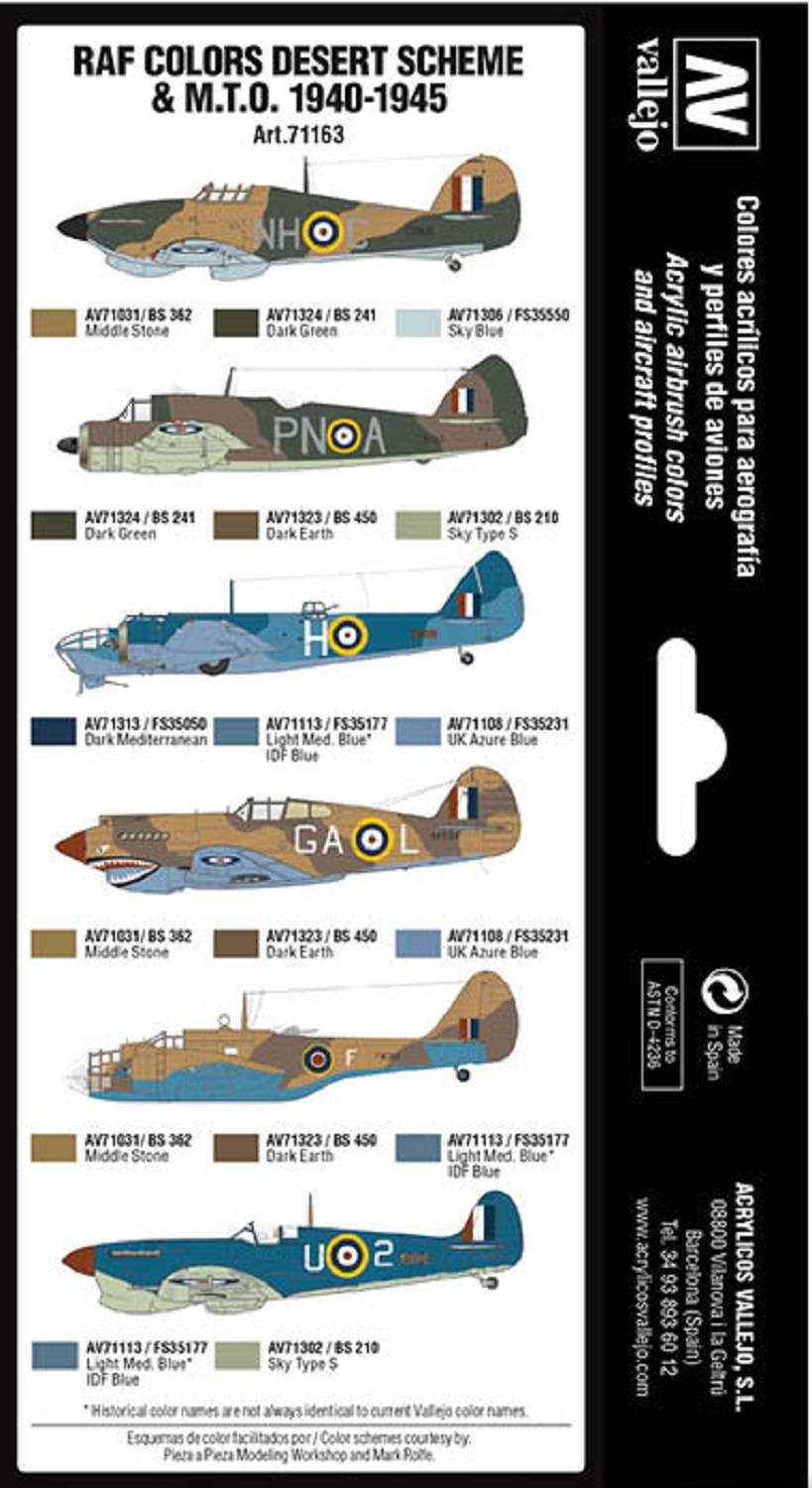 RAF colors Desert Scheme & M.T.O. 1940-1945 – Image 2