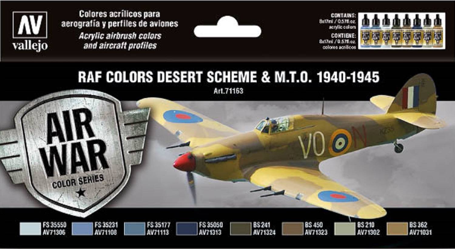 RAF colors Desert Scheme & M.T.O. 1940-1945
