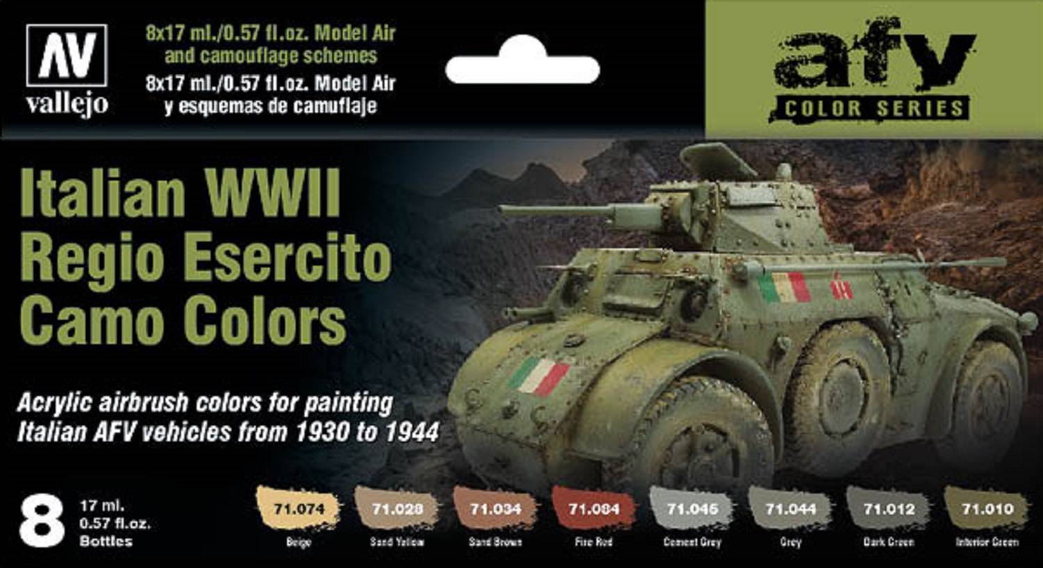 Italian WWII Regio Esercito Camo Colors