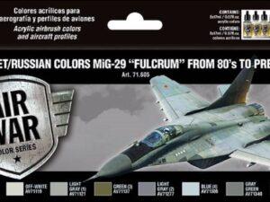 Soviet/Russian colors MiG-29 “Fulcrum” from 80’s to present