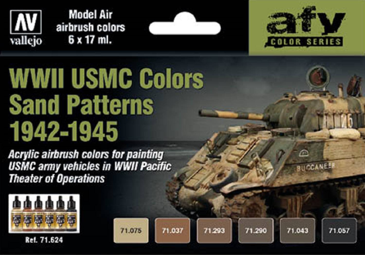 WWII USMC Colors Sand Patterns 1942-1945