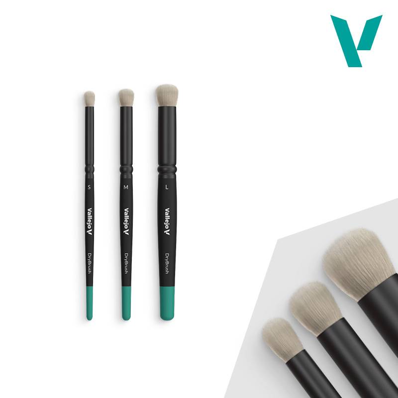 Dry Brush Set Small Medium Large – Image 2