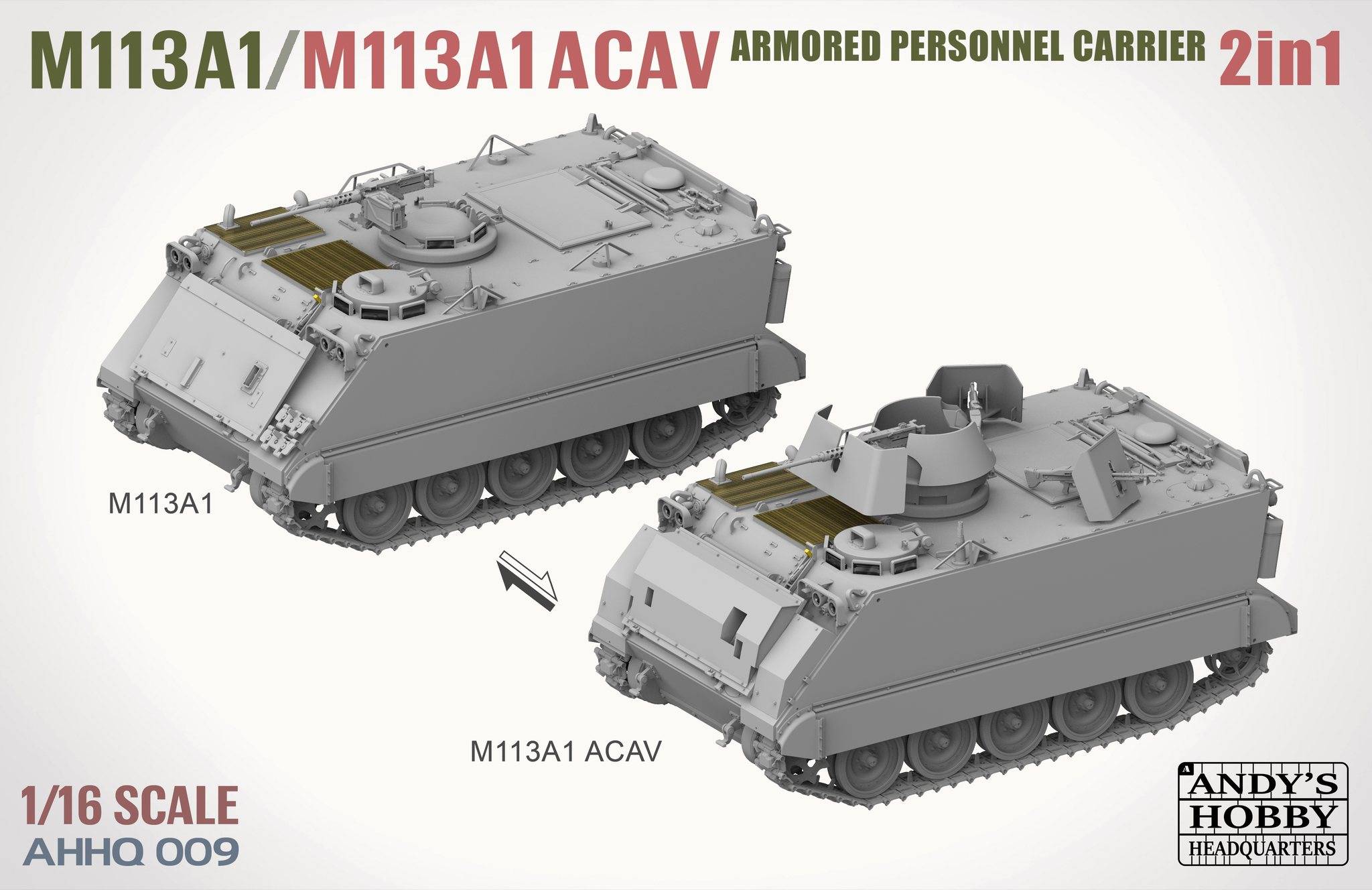 M113 A1 /M113 A1 ACAV 2 in 1 kit – Image 3