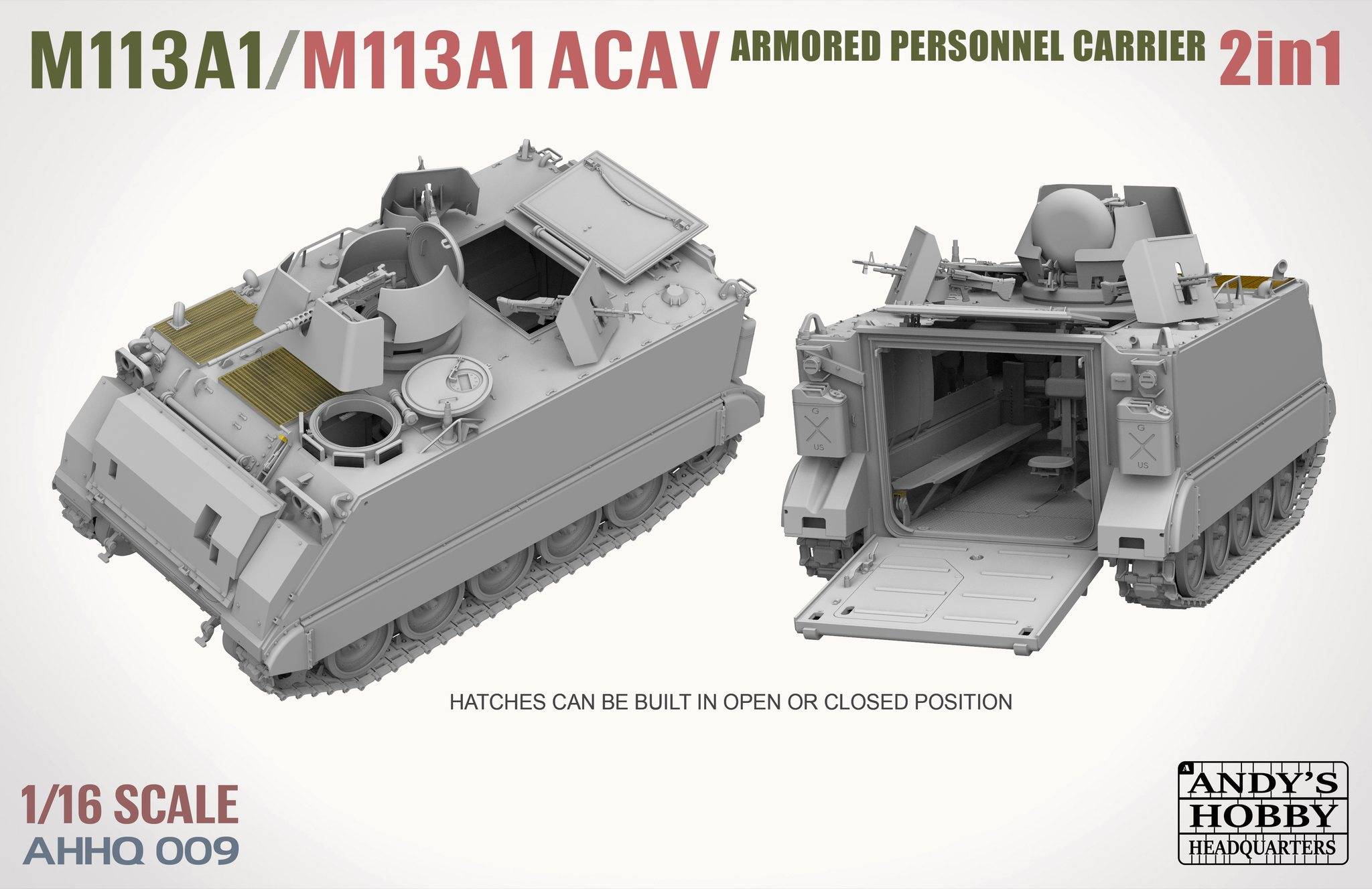 M113 A1 /M113 A1 ACAV 2 in 1 kit – Image 4