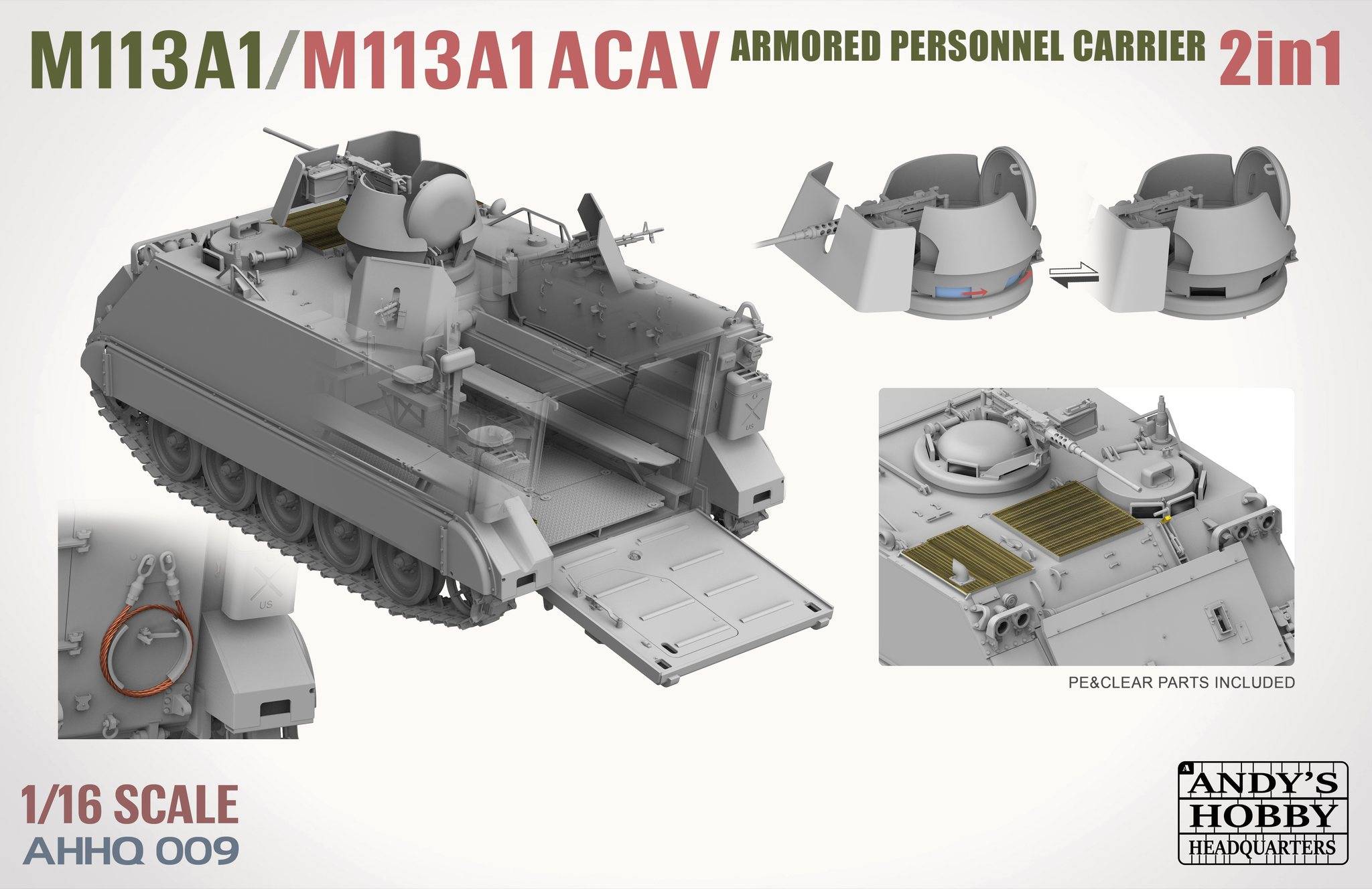M113 A1 /M113 A1 ACAV 2 in 1 kit – Image 5