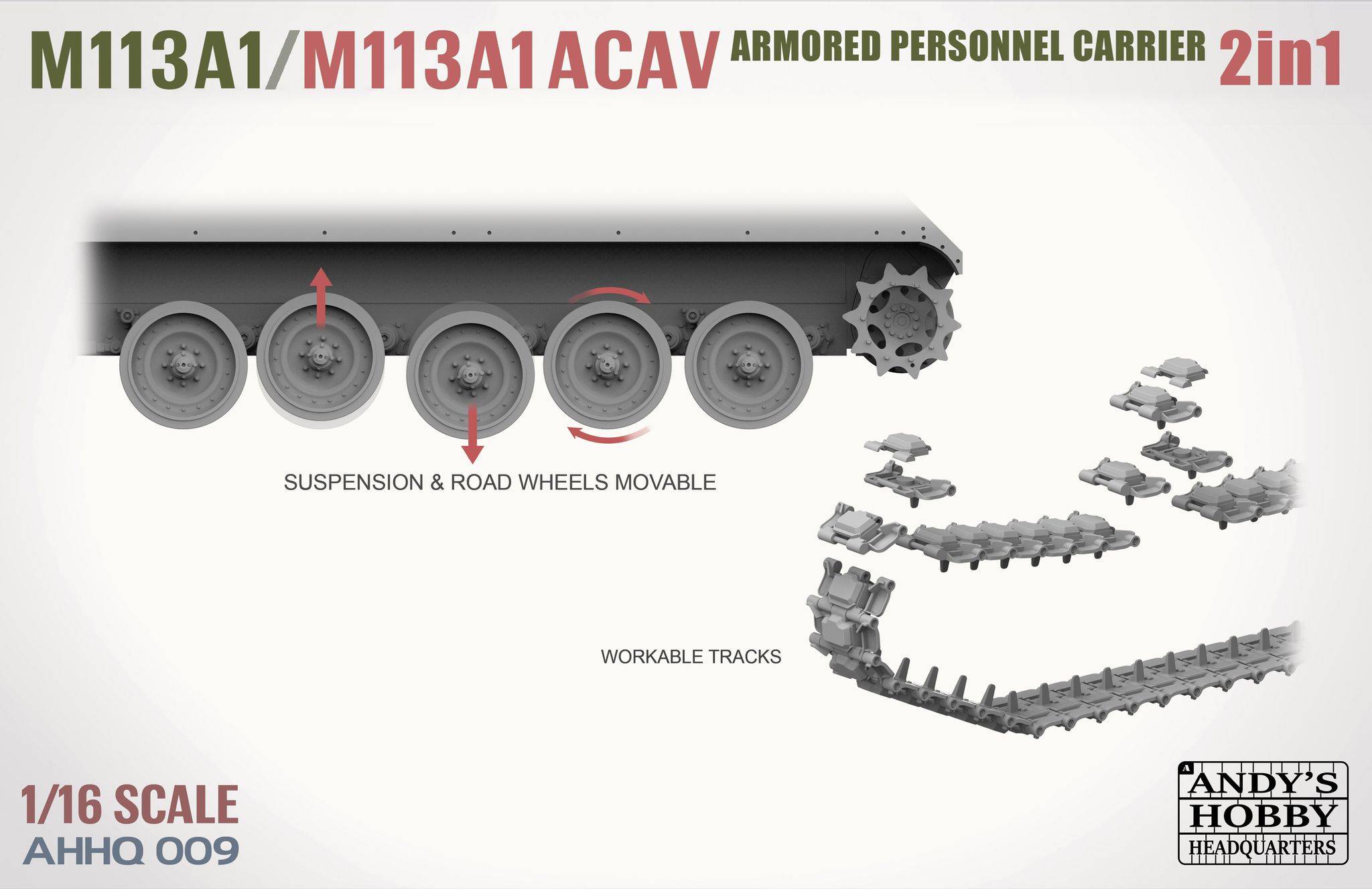 M113 A1 /M113 A1 ACAV 2 in 1 kit – Image 6