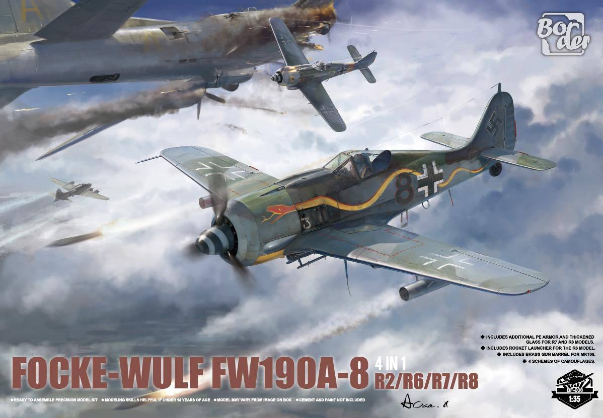 Focke-Wulf FW-190A-8 4 in 1 (R2 R6 R7 R8)