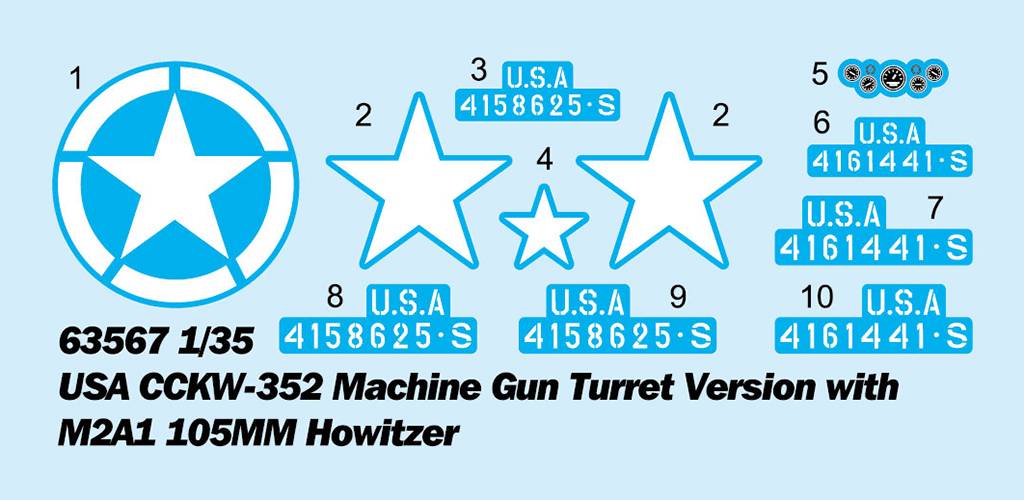 USA CCKW-352 Machine Gun Turret Version with M2A1 105MM Howitzer – Image 20