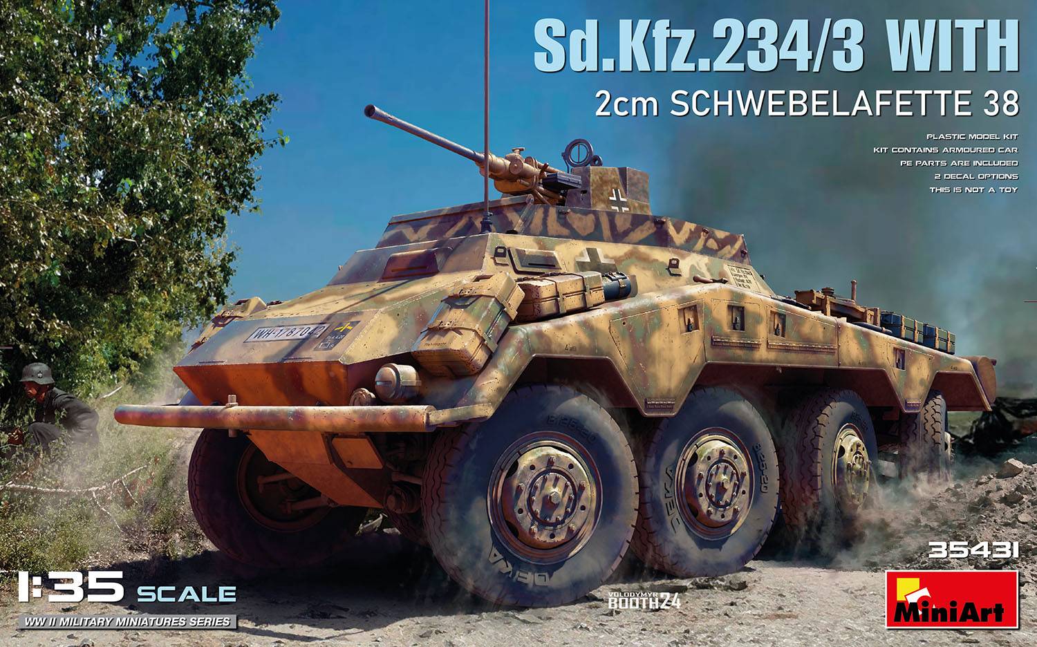 Sd.Kfz.234/3 WITH 2cm SCHWEBELAFETTE 38