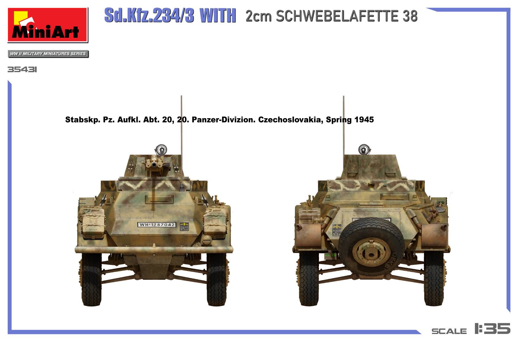 Sd.Kfz.234/3 WITH 2cm SCHWEBELAFETTE 38 – Image 4