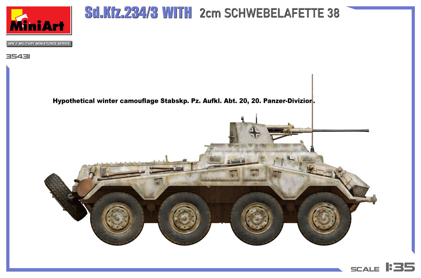 Sd.Kfz.234/3 WITH 2cm SCHWEBELAFETTE 38 – Image 5