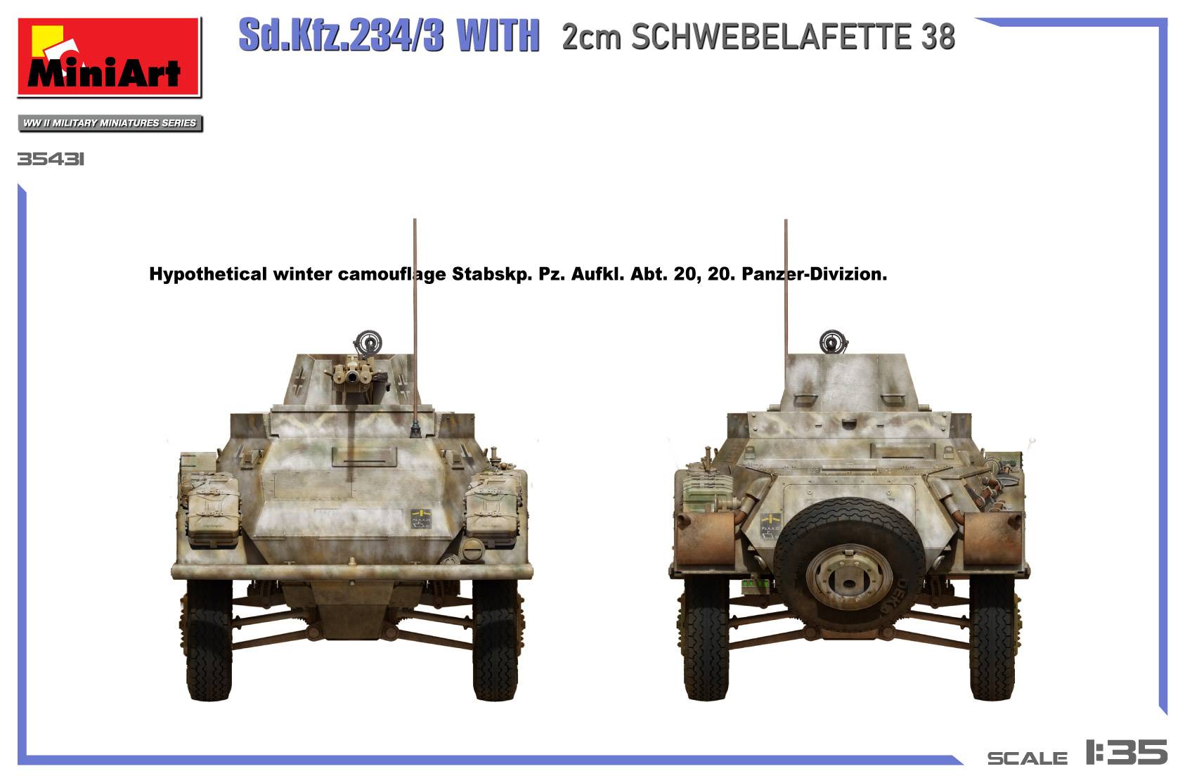 Sd.Kfz.234/3 WITH 2cm SCHWEBELAFETTE 38 – Image 6
