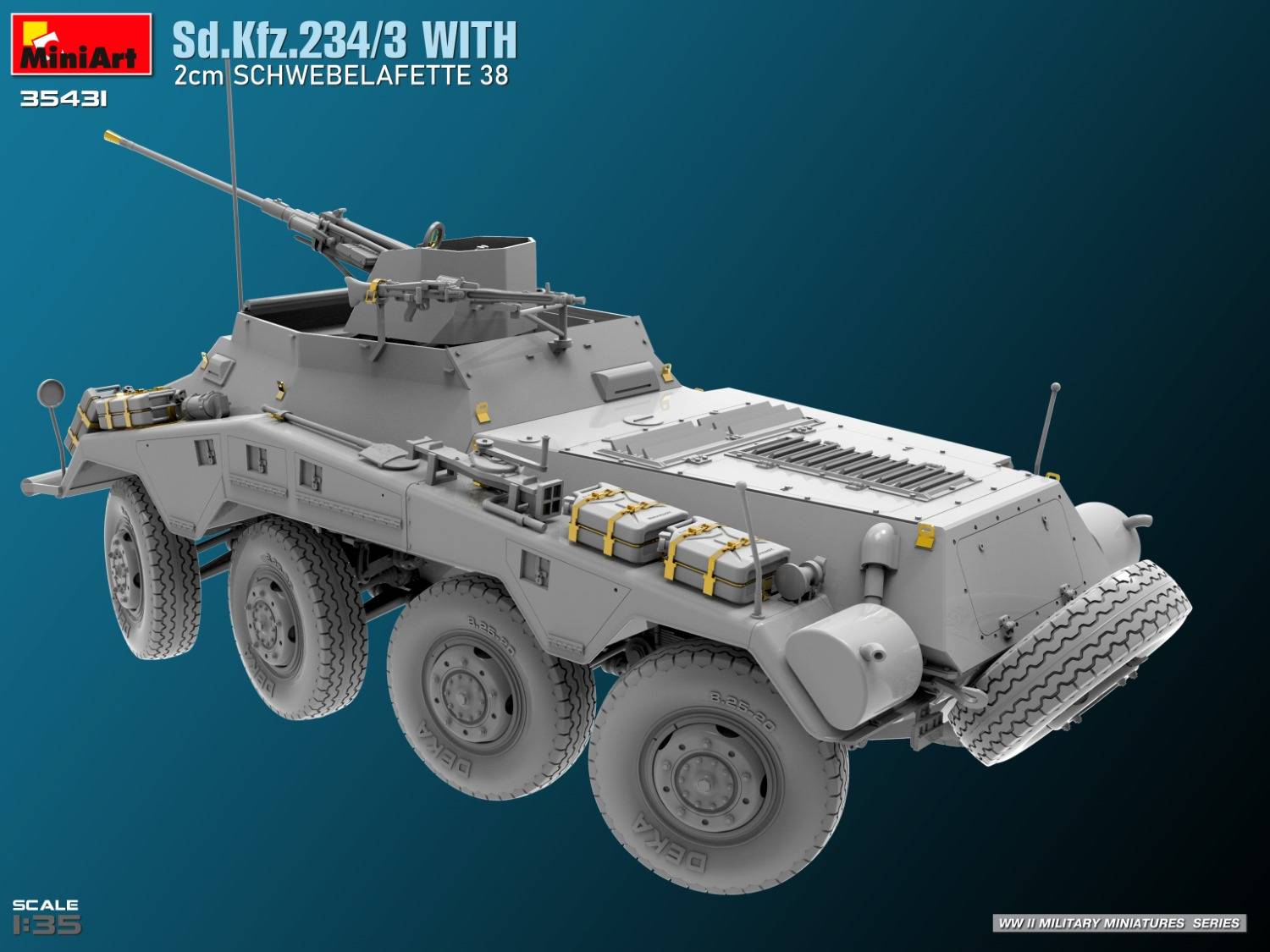 Sd.Kfz.234/3 WITH 2cm SCHWEBELAFETTE 38 – Image 10