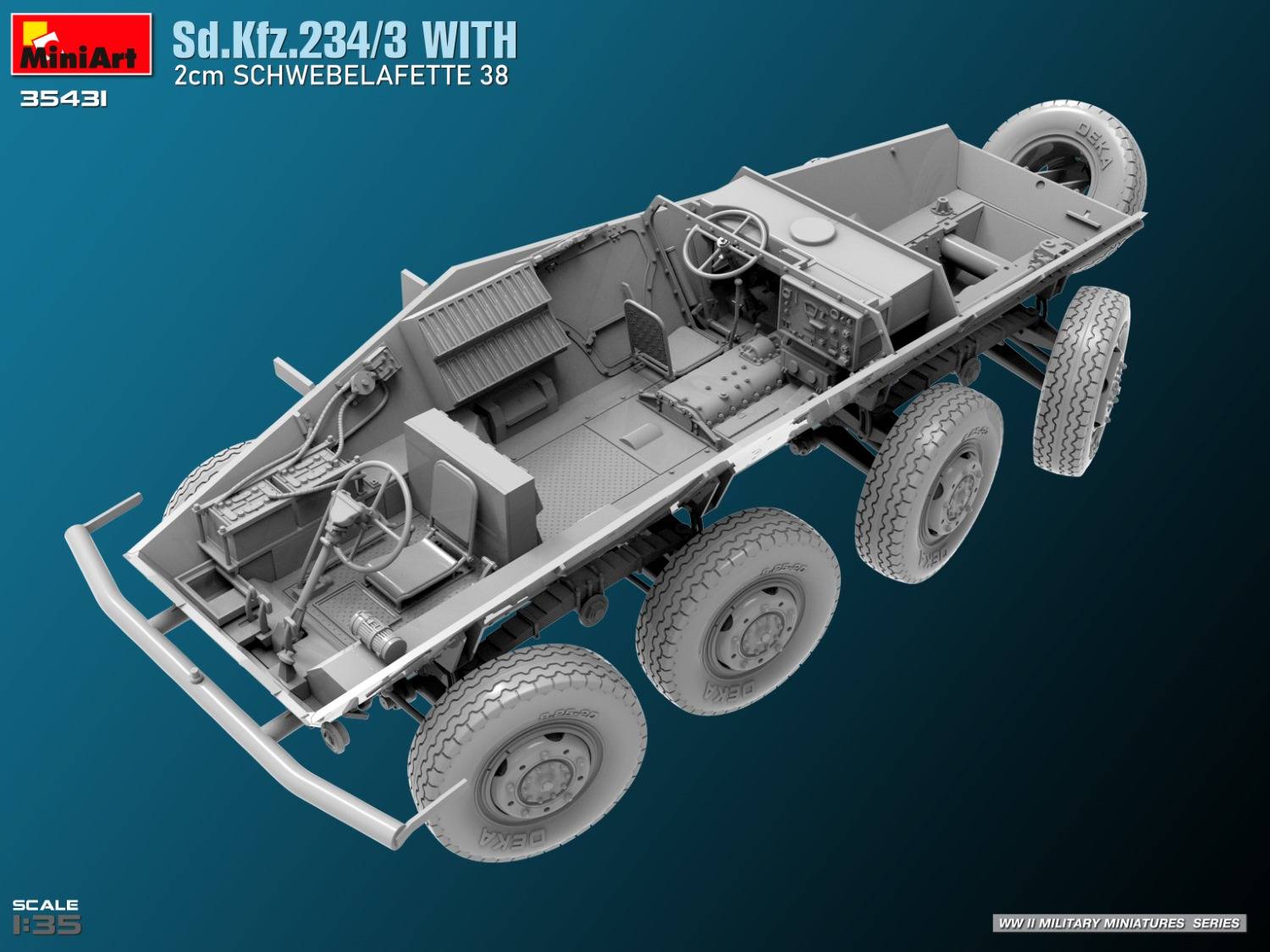 Sd.Kfz.234/3 WITH 2cm SCHWEBELAFETTE 38 – Image 13