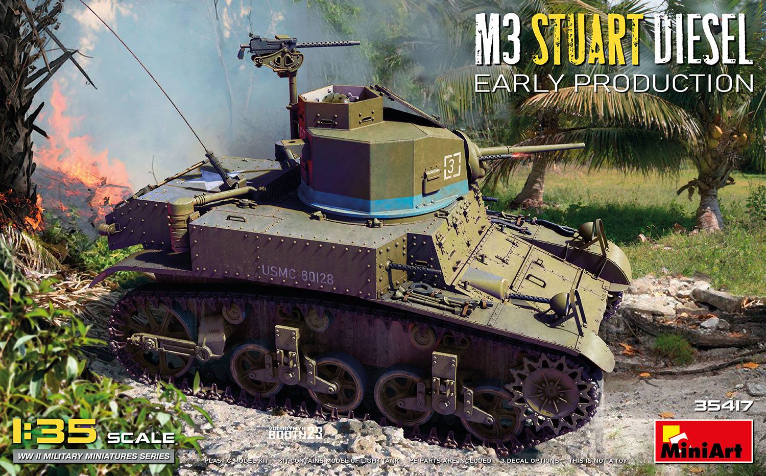 M3 STUART DIESEL. EARLY PRODUCTION