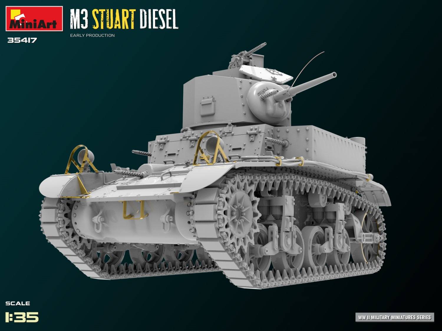M3 STUART DIESEL. EARLY PRODUCTION – Image 6
