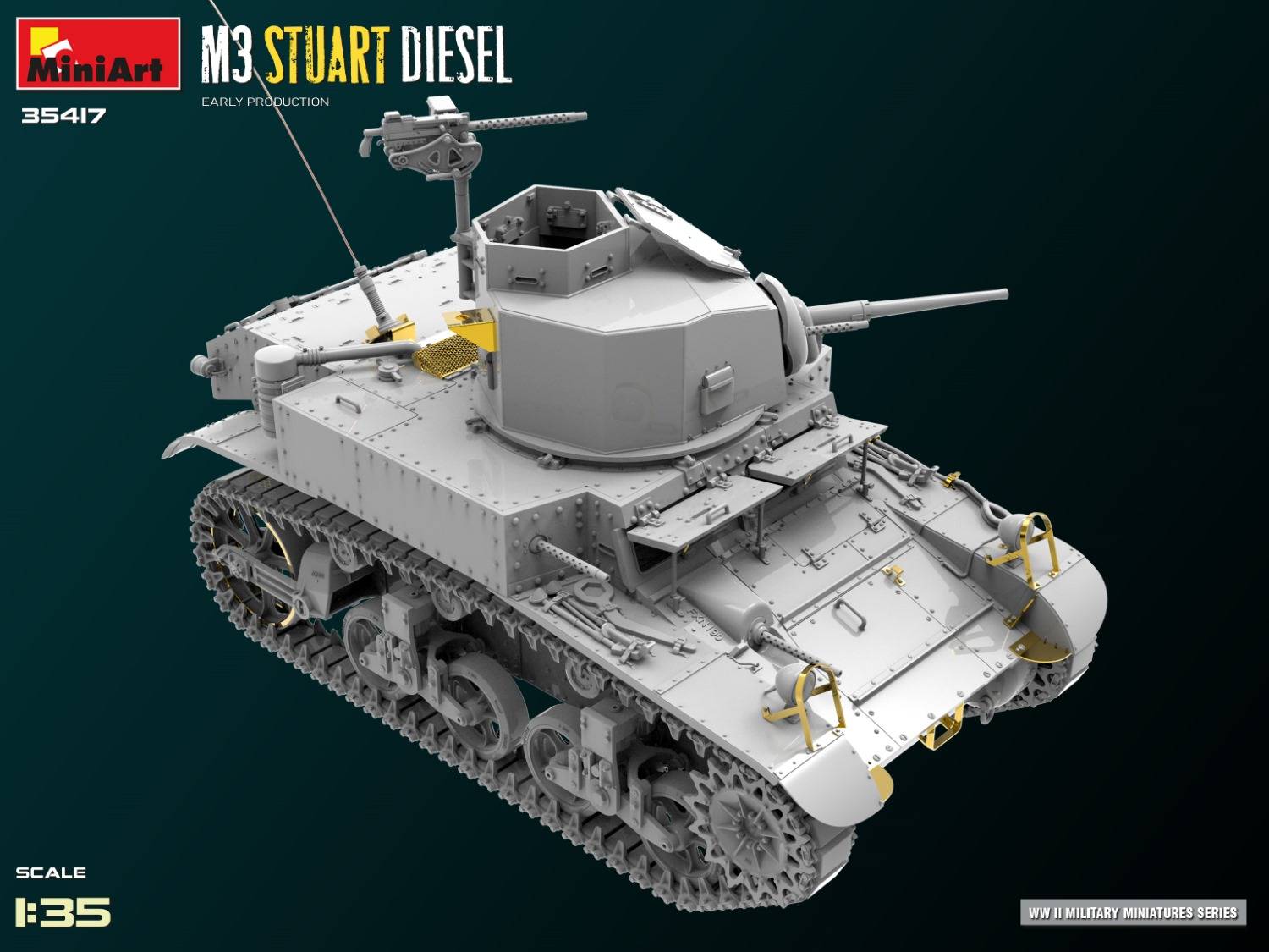 M3 STUART DIESEL. EARLY PRODUCTION – Image 7