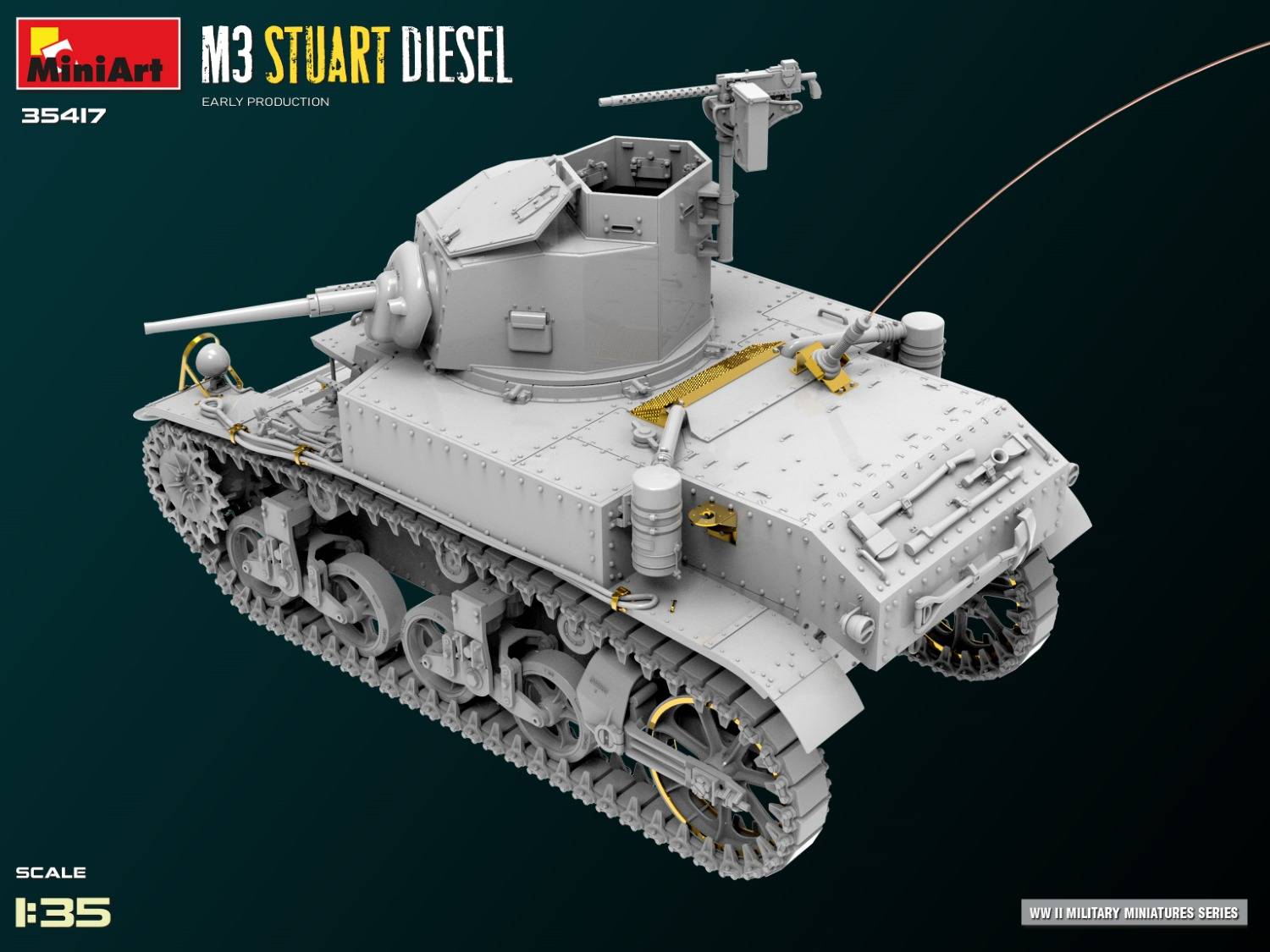 M3 STUART DIESEL. EARLY PRODUCTION – Image 8