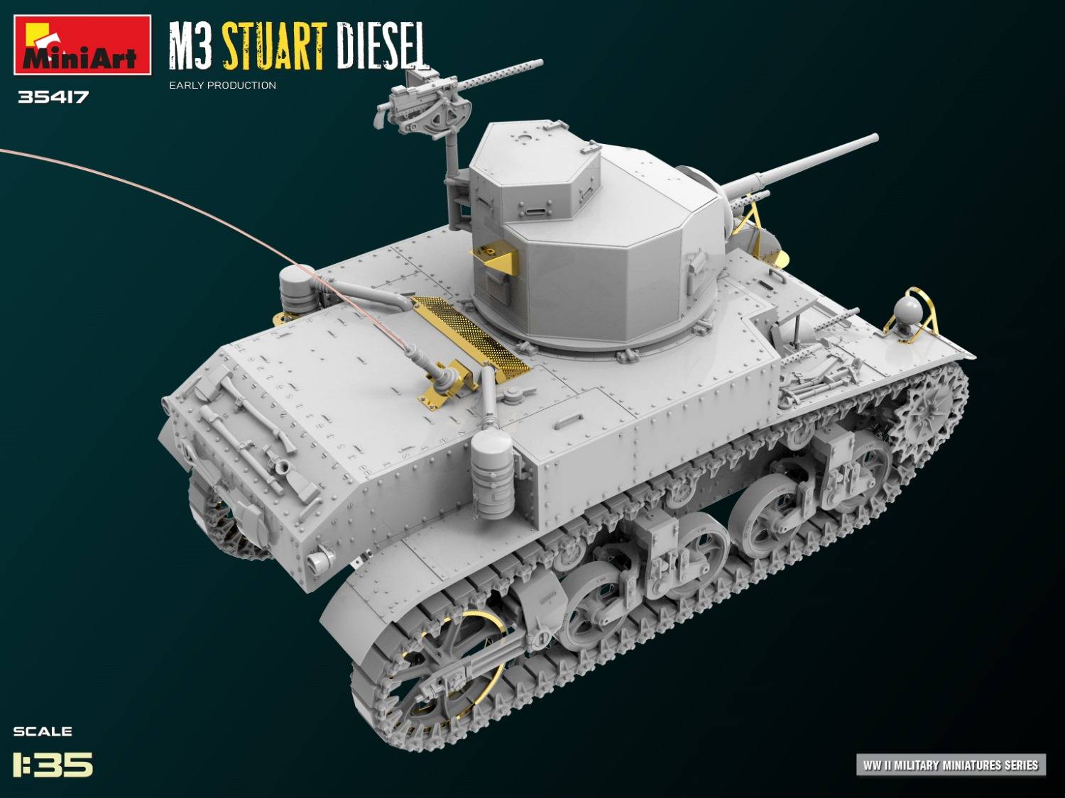 M3 STUART DIESEL. EARLY PRODUCTION – Image 9